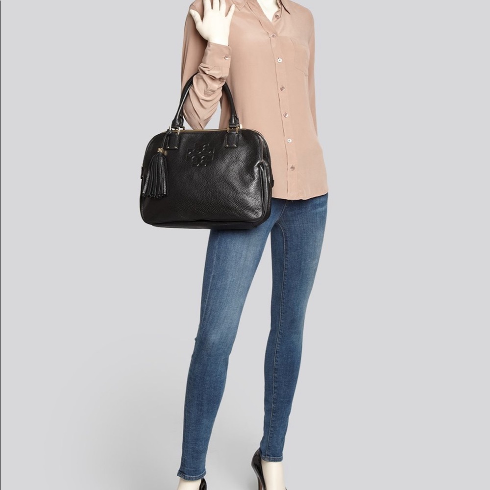 Tory Burch Pink Thea Top Handle Satchel - Picture 17 of 17